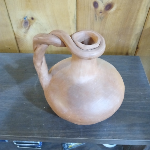 Primitive Clay Handmade Pitcher - Picture 9 of 9